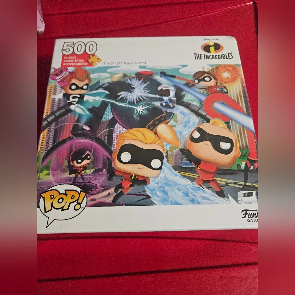 Funko Pop! Puzzles - Disney Pixar The Incredibles: 500 Piece Puzzle: NEW IN BOX